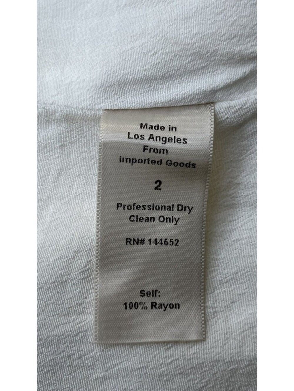 Stone Cold Fox Women’s White Rayon Palm Side Slit Halter Gown Dress Size 4 US - Picture 6 of 16